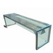 Prepline PSG-LT-72 73.8" Glass Sneeze Guard with Lamp Bulb for Steam Table - Top Restaurant Supplies