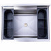 Prepline PIB182412 24" Stainless Steel Underbar Ice bin with 3" Backsplash, 12" Bowl - Top Restaurant Supplies
