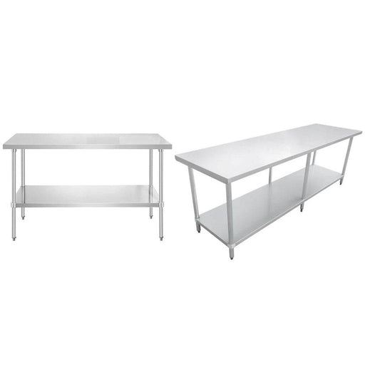 Prepline PWTG-Series Stainless Steel Worktable with Undershelf - Top Restaurant Supplies