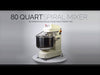 AMERICAN EAGLE AE-3050 - 80qt Spiral Mixer 66lbs Flour/110lbs Dough, 3hp - TOP RESTAURANT SUPPLIES