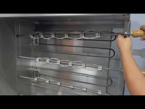 Metal Supreme FRG8VE - Chicken Rotisserie - 40 chickens - Gas- Top Restaurant Supplies