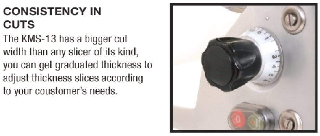 Pro-Cut KMS-13 Meat & Deli Slicer 13" Blade, 1/3 HP - Top Restaurant Supplies