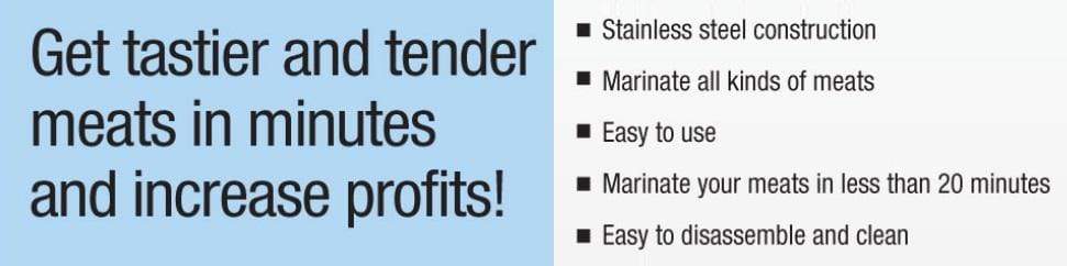 Pro-Cut KMV-25 Vacuum Tumbler - Top Restaurant Supplies