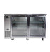 SABA SBB-24-48GSS 48" Two Glass Door Stainless Steel Back Bar Cooler - Top Restaurant Supplies