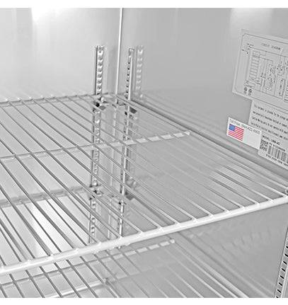 SABA SBB-27-90G 90" Three Glass Door Back Bar Cooler (Black) - Top Restaurant Supplies