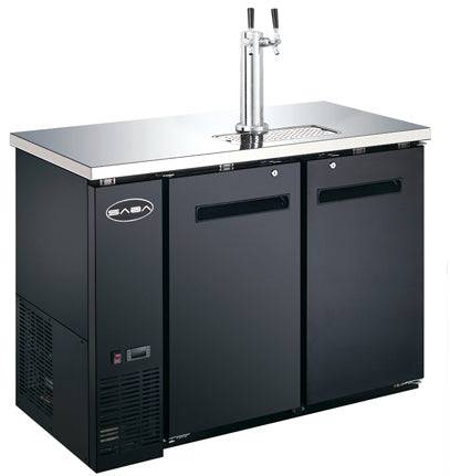 SABA SDD-24-48 48" Direct Draw Beer Dispenser with (1) Double Tap - Top Restaurant Supplies
