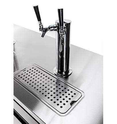 SABA SDD-24-60 60" Direct Draw Beer Dispenser with (2) Double Tap - Top Restaurant Supplies