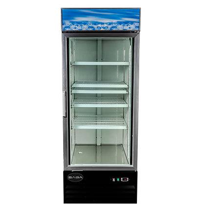 SABA SM-13F 27" One Glass Door Merchandiser Freezer, 14 Cu. Ft. - Top Restaurant Supplies