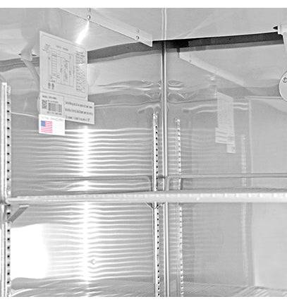 SABA S-23FG 29" One Glass Door Reach-In Freezer Stainless Steel, 23 Cu. Ft. - Top Restaurant Supplies