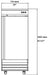 SABA S-23FG 29" One Glass Door Reach-In Freezer Stainless Steel, 23 Cu. Ft. - Top Restaurant Supplies