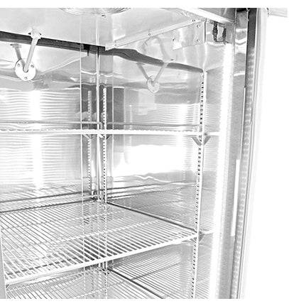 SABA S-23RG 29" One Glass Door Reach-In Refrigerator Stainless Steel, 23 Cu. Ft. - Top Restaurant Supplies