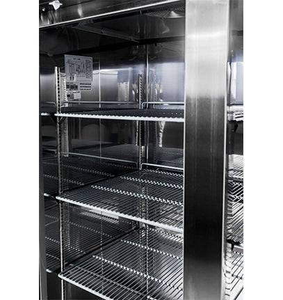SABA S-47R 54" Two Door Reach-In Refrigerator Stainless Steel, 47 Cu. Ft. - Top Restaurant Supplies