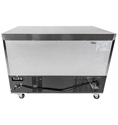 SABA SUC-48R 47 1/4″ Two Door Undercounter Refrigerator Stainless Steel, 12 Cu. Ft. - Top Restaurant Supplies