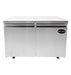 SABA SUC-48R 47 1/4″ Two Door Undercounter Refrigerator Stainless Steel, 12 Cu. Ft. - Top Restaurant Supplies