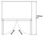 SABA SUC-48R 47 1/4″ Two Door Undercounter Refrigerator Stainless Steel, 12 Cu. Ft. - Top Restaurant Supplies