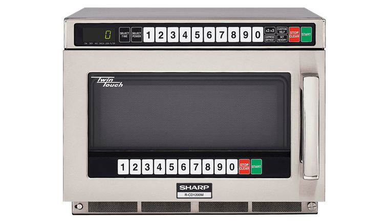 Sharp R-CD2200M Twintouch Commercial Microwave with Dual Touch Pads - Top Restaurant Supplies