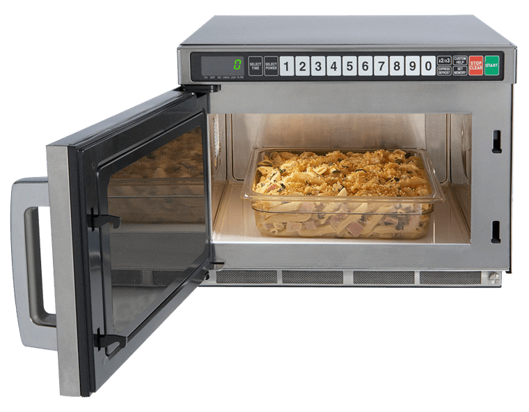 Sharp R-CD2200M Twintouch Commercial Microwave with Dual Touch Pads - Top Restaurant Supplies