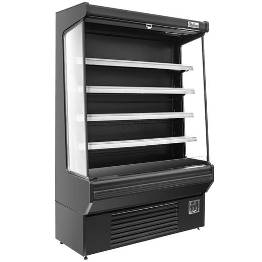 Coldline AOC-46-B 46" Black Open Air Refrigerated Display Merchandiser - Top Restaurant Supplies