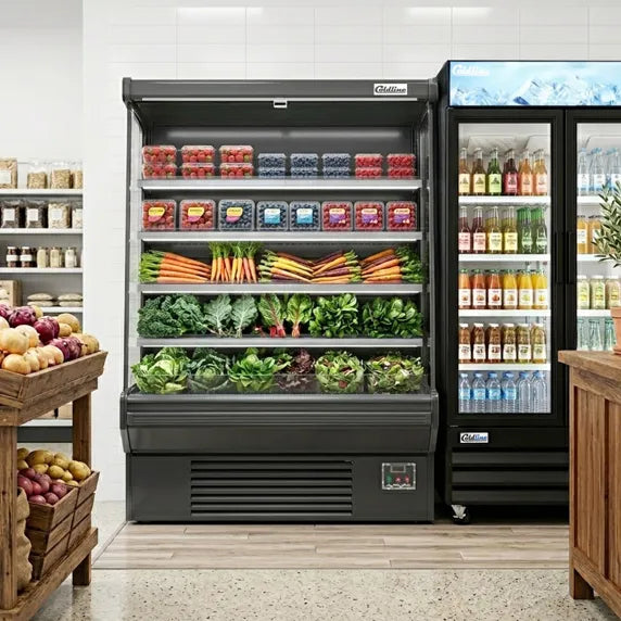 Coldline SOC-61 Refrigerated Air Curtain Merchandiser, 60" - Top Restaurant Supplies - Refrigerated Air Curtain Merchandiser - Coldline