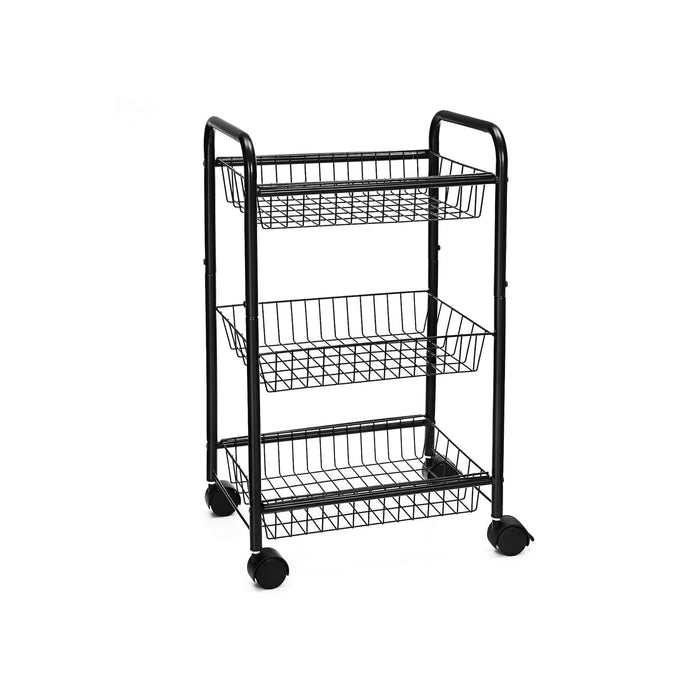 SONGMICS 3-Tire Metal Rolling Cart - Top Restaurant Supplies