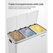 SONGMICS 14.4 Gallon Trash Can - Top Restaurant Supplies