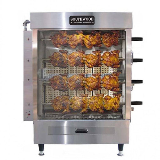 Southwood RG4 Gas 20 Chicken Commercial Rotisserie Oven Machine - Top Restaurant Supplies