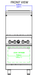 Standard Range SR-R24-NG 24" Natural Gas Commercial Range with 4 Burner, 1 Oven, 153,000 BTU - Top Restaurant Supplies