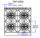 Standard Range SR-R24-NG 24" Natural Gas Commercial Range with 4 Burner, 1 Oven, 153,000 BTU - Top Restaurant Supplies