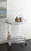 Aerin Server Cart - Silver - Top Restaurant Supplies