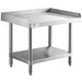 24" x 30" 16-Gauge Stainless Steel Equipment Stand With Undershelf - Top Restaurant Supplies - Stainless Steel Equipment Stand - Tortilla Masters