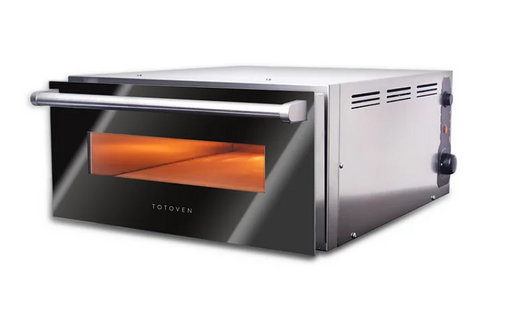 TOTOVEN F842 Countertop Electric Pizza Oven -  110/120V - 50/60 Hz - Single-phase - Top Restaurant Supplies