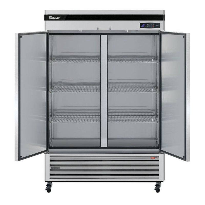 Turbo Air TSR-49SD-N6 2 Solid Door Refrigerator, Bottom Mount, 42.6 Cu. Ft. - Top Restaurant Supplies