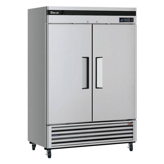 Turbo Air TSR-49SD-N6 2 Solid Door Refrigerator, Bottom Mount, 42.6 Cu. Ft. - Top Restaurant Supplies