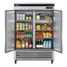 Turbo Air TSR-49SD-N6 2 Solid Door Refrigerator, Bottom Mount, 42.6 Cu. Ft. - Top Restaurant Supplies