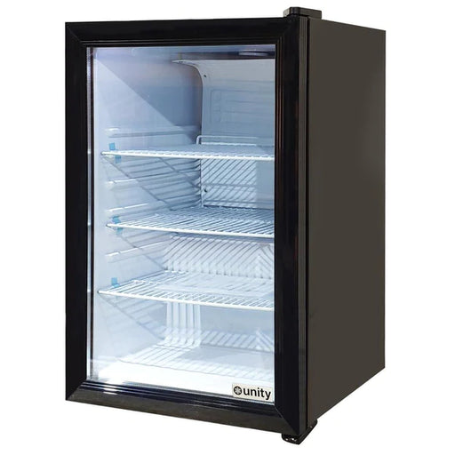 Unity U-CR3 17" Black Countertop Display Refrigerated Merchandiser - 2.5 cu ft. - Top Restaurant Supplies