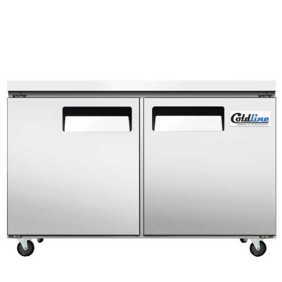 Coldline UC-48RT Undercounter Worktop Refrigerator, 13 Cu. Ft. - 48"