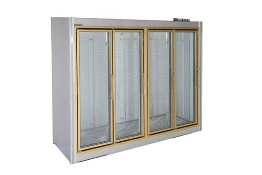 Universal Coolers ADM-4 103" Four Door Merchandiser Refrigerator with 16 Shelves - Top Restaurant Supplies