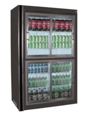 Universal Coolers RW-54 54" Four Sliding Glass Door Refrigerator with 8 Shelves, Remote - Top Restaurant Supplies