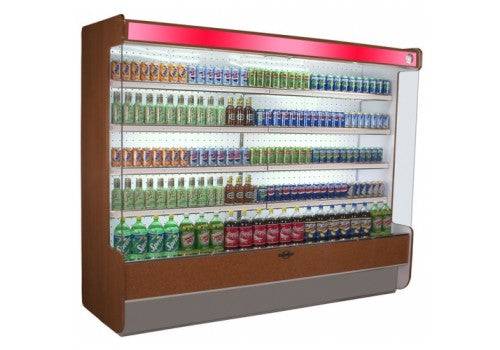 Universal Coolers OPC-8 96" Open Display Case Refrigerator with 8 Shelves, Remote - Top Restaurant Supplies