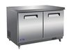 Valpro VPUCF48 12 cu. ft. Two Solid Door 48” Freezer - Top Restaurant Supplies