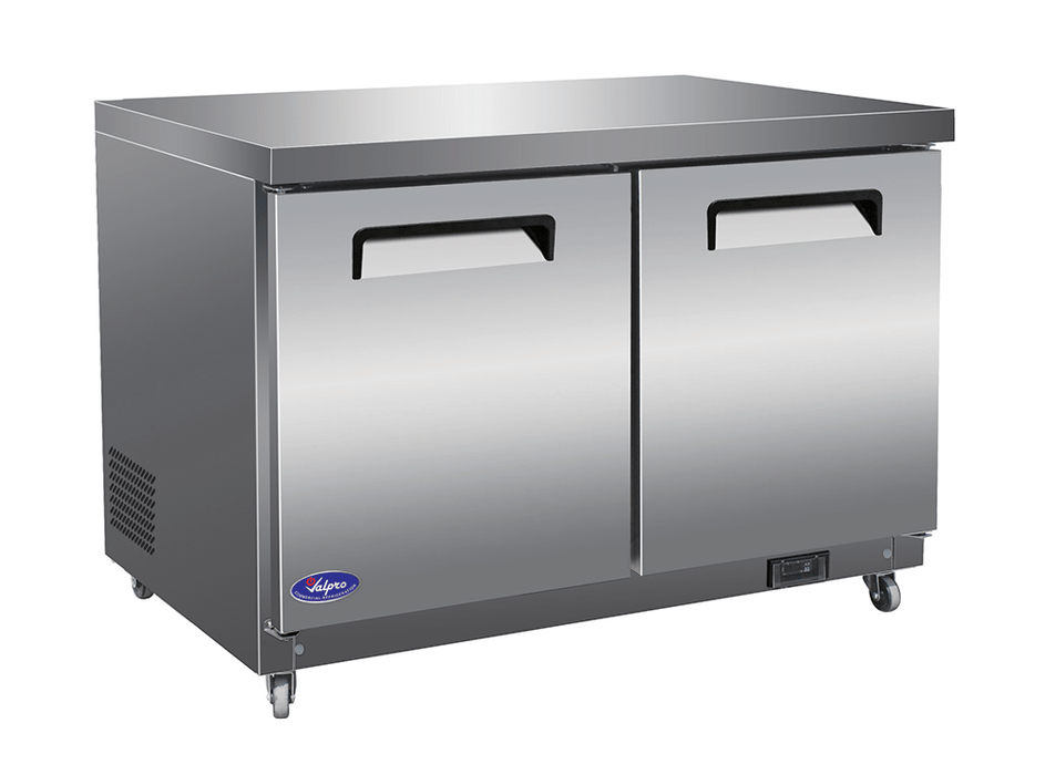 Valpro VPUCF48 12 cu. ft. Two Solid Door 48” Freezer - Top Restaurant Supplies