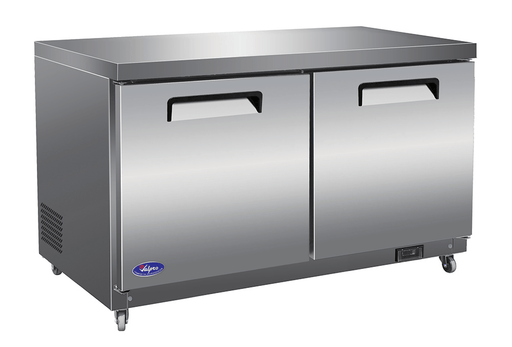 Valpro VPUCR60 15.5 cu. ft. Two Solid Door 61” Refrigerator - Top Restaurant Supplies