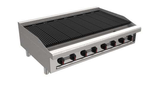 Venancio R48CT-48C 48" Elite Radiant Charbroiler with 8 Burners, Restaurant Series - Top Restaurant Supplies