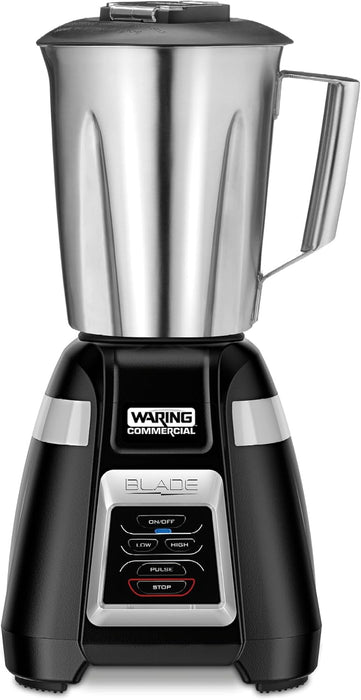 Waring BB320S BLADE 1HP Bar Blender 2-Speed/Pulse w/ Keypad Controls and 48 oz. Stainless Steel Container - Top Restaurant Supplies - Blender - Waring