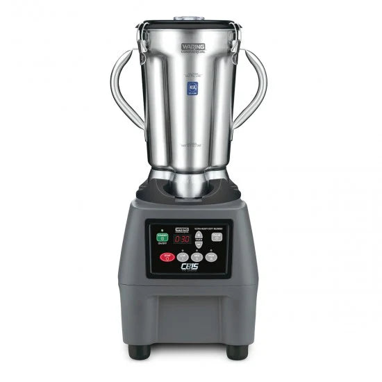 Waring CB15T 3.75 HP Blender, 1 Gallon, Electronic Touchpad Controls, Timer with Stainless Steel Container - Top Restaurant Supplies - Blender - Waring