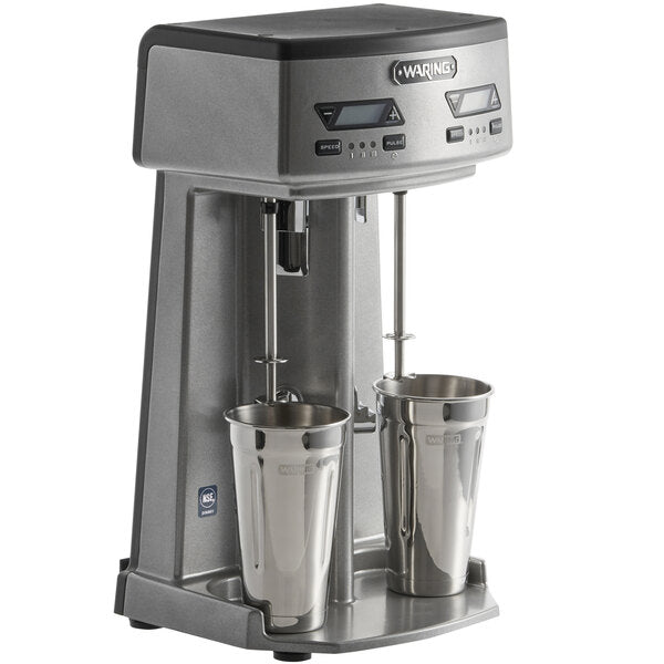 Waring WDM240TX Double Spindle Three Speed Drink Mixer with Timer - 120V, 750W - Top Restaurant Supplies - Blender - Waring