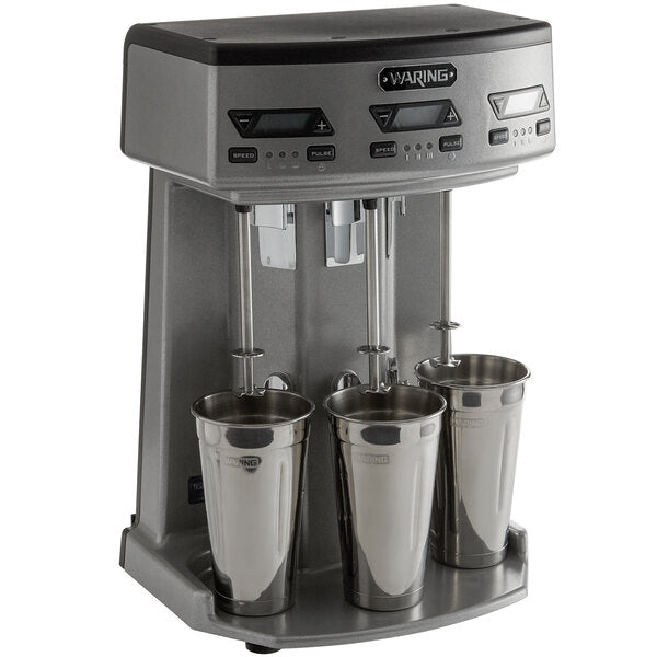 Waring WDM360TX Triple Spindle Three Speed Drink Mixer with Timer - 120V, 1125W - Top Restaurant Supplies - Blender - Waring