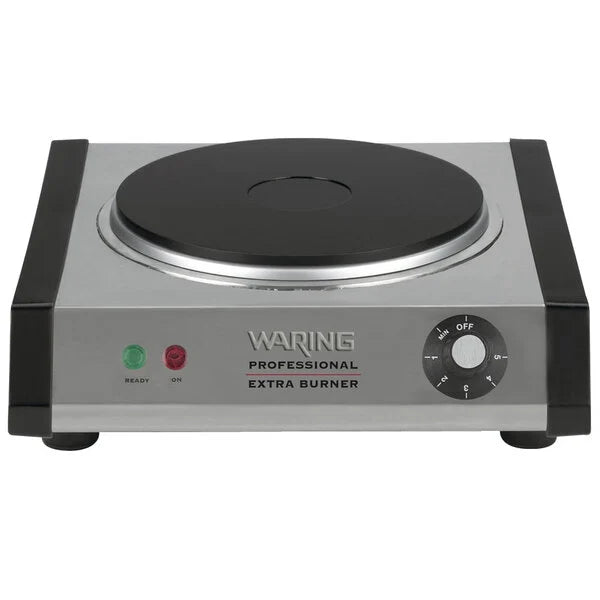 Waring WEB300 Single Burner Solid Top Countertop Range - 1300W - Top Restaurant Supplies - Burner - Waring