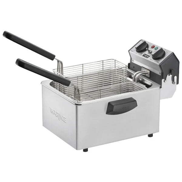 Waring WDF75RC 8.5 lb. Commercial Countertop Deep Fryer - 120V - Top Restaurant Supplies - Deep Fryer - Waring