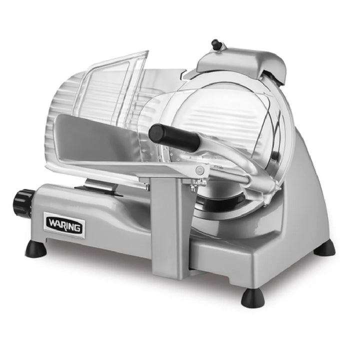 Waring WCS220SV 18 Inch Electric Food Slicer with Adjustable Slice Thickness - Top Restaurant Supplies - Food Slicer - Waring